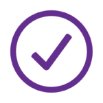 The Spark Center Purple Checkmark